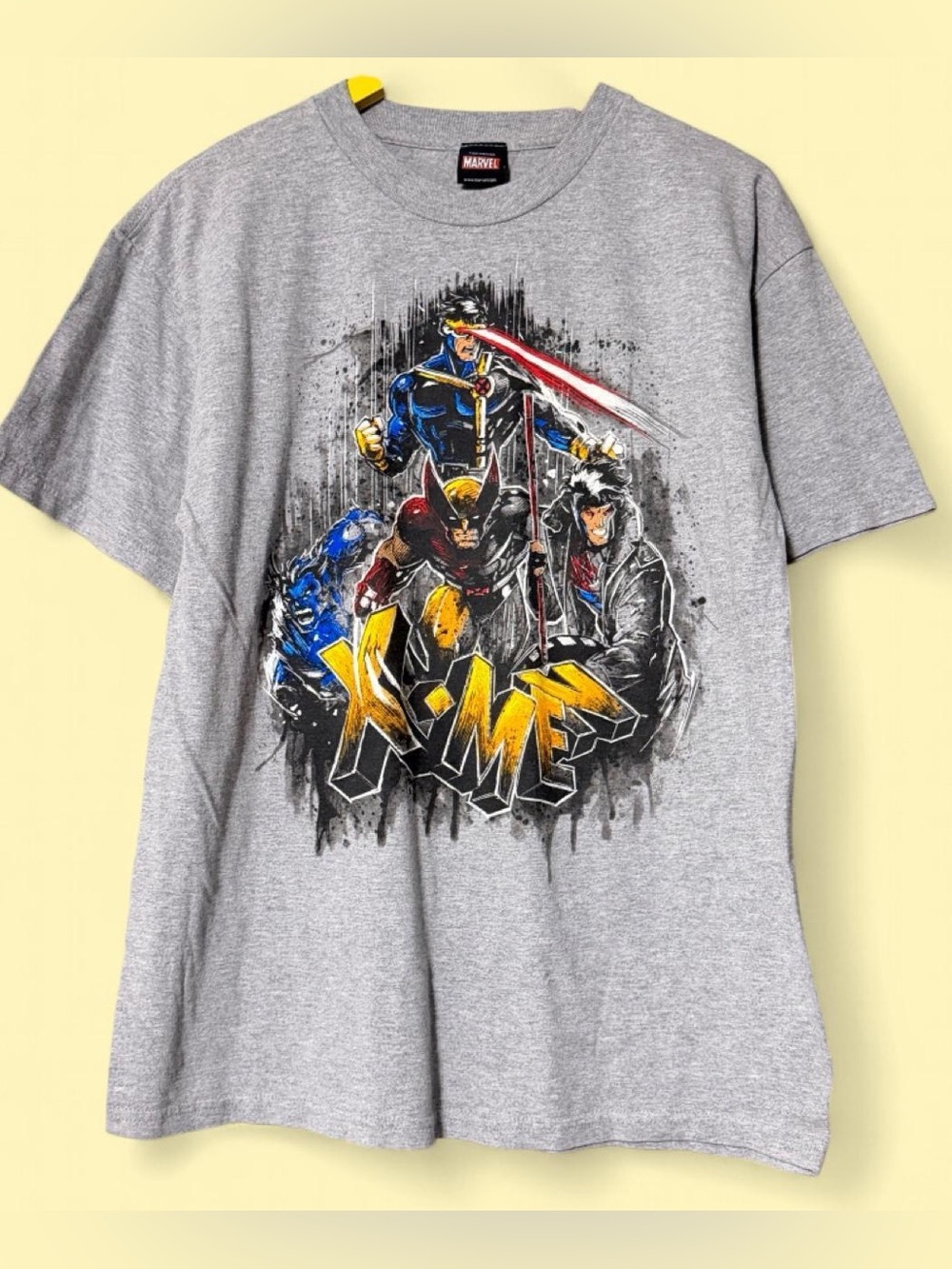 Marvel X-Men grey cotton t-shirt vintage mad engine large